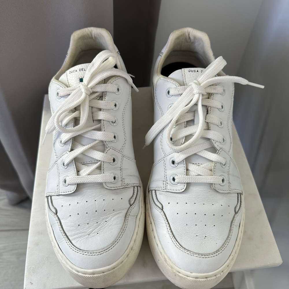 Duca Del Cosma White Men's Golf Sneakers Size 8